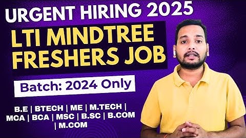 LTI MINDTREE LATEST HIRING 2025🔥|| OFF CAMPUS DIRECT HIRING || FRESHERS HIRING || DIRECT TEST | JOBS