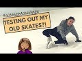 TRYING TO SKATE IN MY OLD JACKSON MYSTIQUES? // #OLDSKATESCHALLENGE | Adult Figure Skating Journey