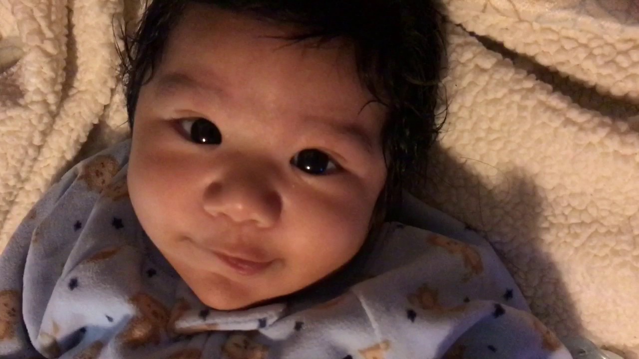 3 month old babbling