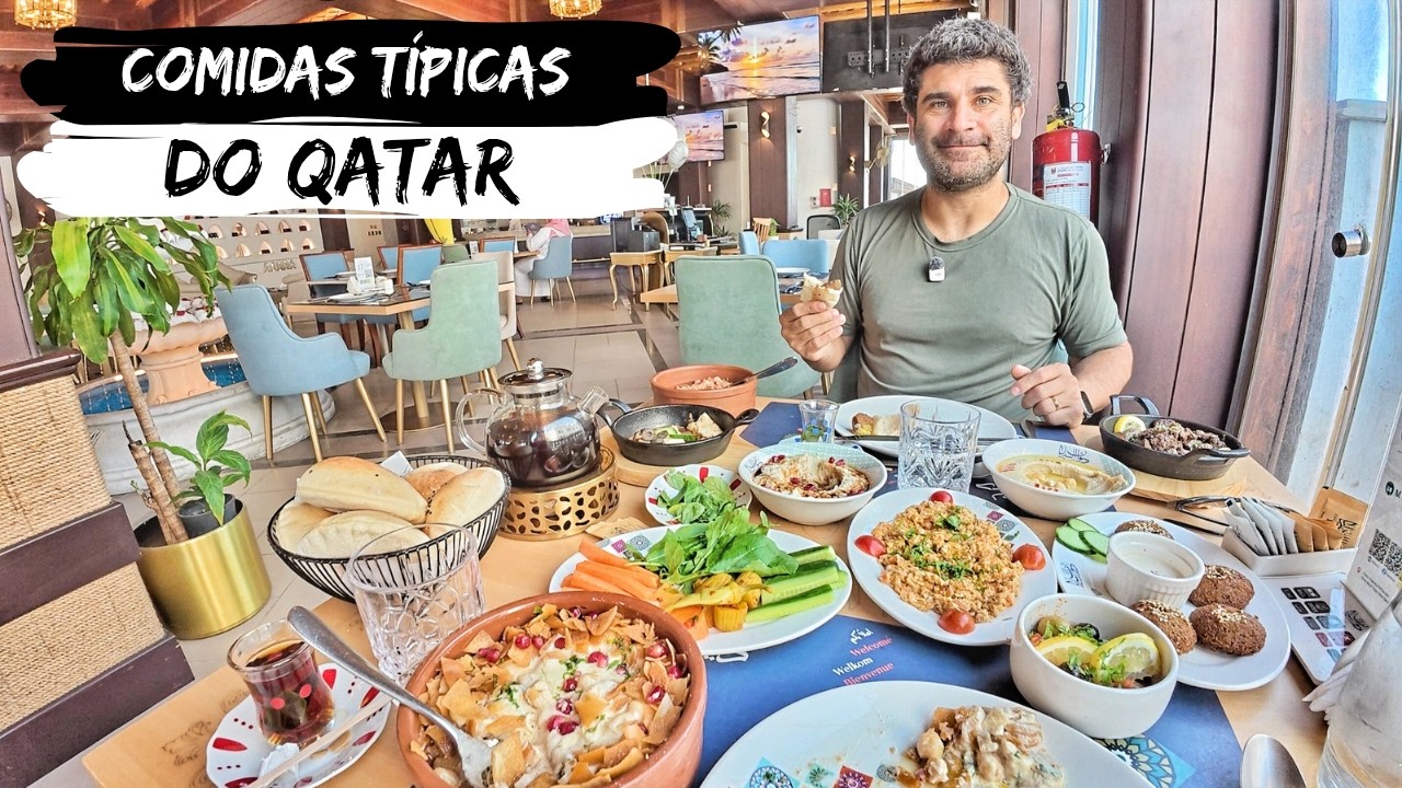 PROVANDO COMIDAS DO QATAR | do barato ao luxo