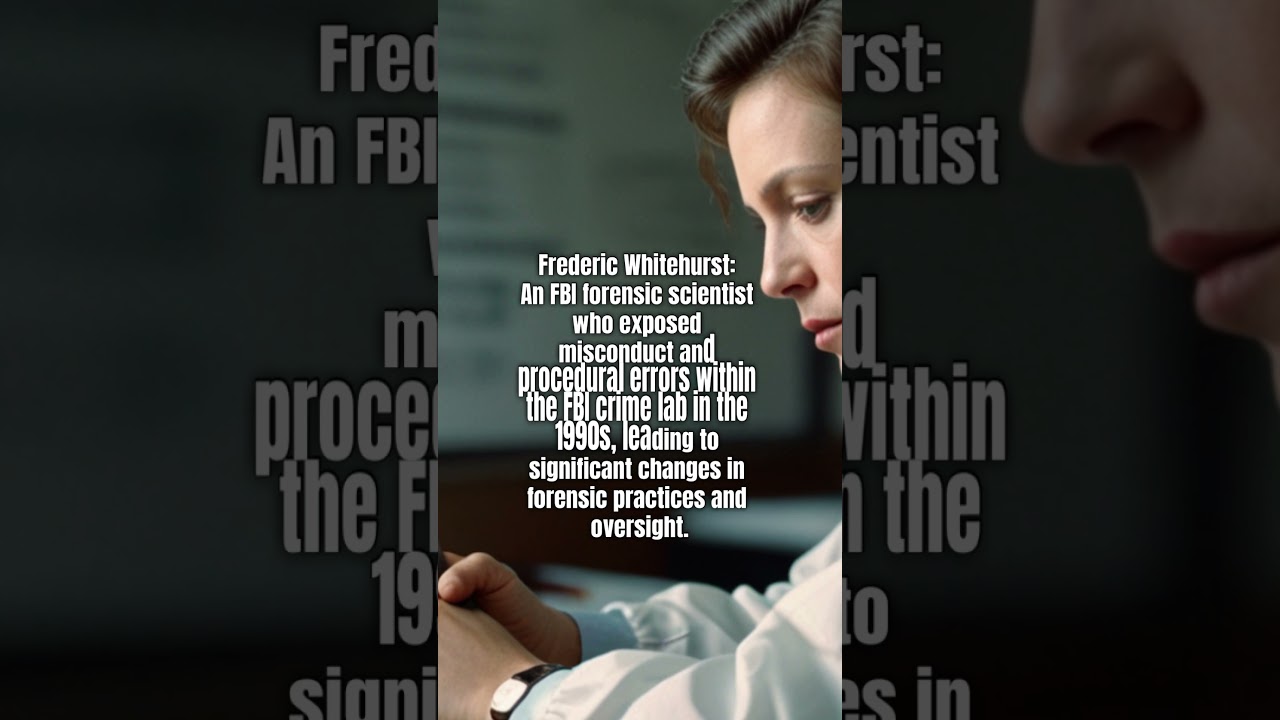 Notable whistleblowers: Frederic Whitehurst 