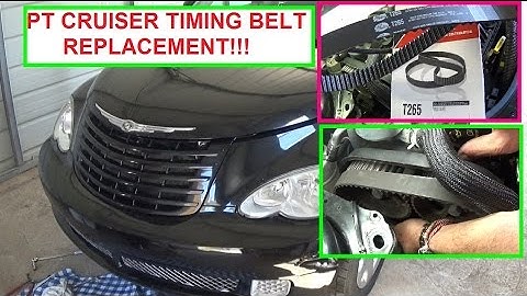 Chrysler PT Cruiser Timing Belt Replacement  2.4 Engine.  How to replace the timing belt