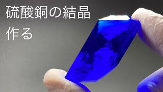 硫酸銅の結晶を作る！！