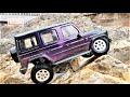 RC Car Tamiya CC02 MERCEDES-BENZ G500 Rock Crawling Test 2