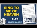 Sing to Me of Heaven Alto G Major