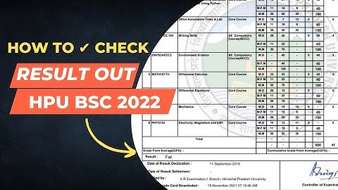 HPU ug 2nd year result 2022|hpu result 2022|hpu ug result date|hpu 1st year result|hpu bsc result