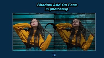 How To Realistic Way Add Shadow On Face In Photoshop | Photoshop Shorts Tutorial