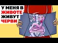 У меня в животе живут черви | Анимированные Истории про организм