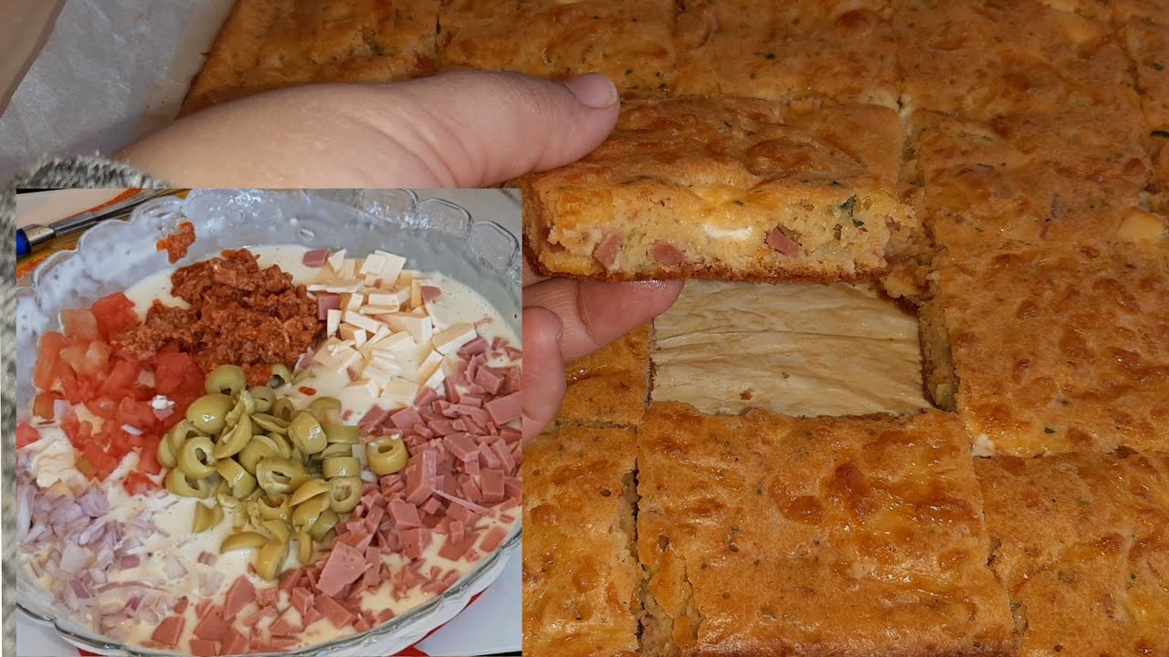 كيك مالح بمذاق البيتزا🍕كتوجد في دقائق مشبعوش منها الا جربتيها غتولي مدمنة عليها😋