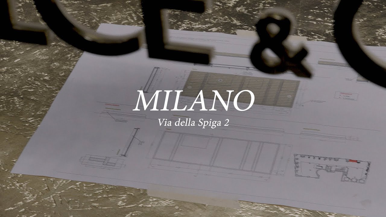 Dolce&Gabbana September 2019 window displays Milano Via della Spiga boutique - the making of