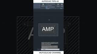AutoCAD Tips 45 Masking Text #Shorts