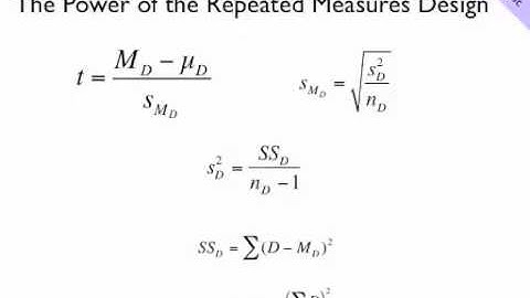 PSYC3530 Lecture 2 Repeated Measures Design and t test part 2