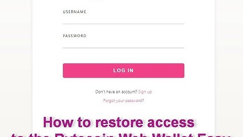 How to restore access to the Bytecoin Web Wallet 2 Easy way