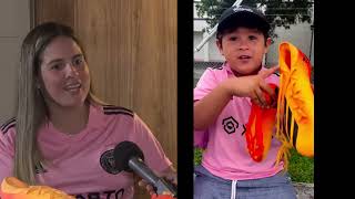 La historia del niño nicaragüense Edwin Burgos a quien Messi le firmó sus tacos
