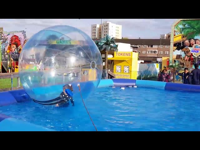 INSIDE A GIANT ORBEEZ BUBBLE BALL! 