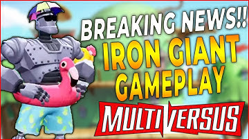 HUGE MULTIVERSUS NEWS! | Open Beta + Iron Giant GAMEPLAY!