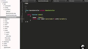 الدرس 07 من دورة Laravel :  إنشاء Controller ، View و  Route