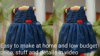 Cute Baby Frock Design Reviews |Stitched At Home Fancy Frock | Budget Friendly Ideas|Styling With Us