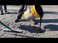 Fastpatch asphalt alligatoring crack repair acr kit demonstration