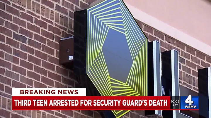 Third teen arrested in shooting death of security guard