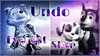 💙 Undo ~ Skye (Skase) and Everest (Evershall) Tribute / Paw Patrol / Collab with Skase The Best Resimi