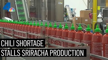 Sriracha Factory in Irwindale Still Feels Effects of the Chili Shortage | NBCLA