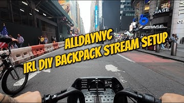ALLDAYNYC IRL DIY Twitch Backpack Stream Setup with Orange Pi 5 + Belabox & DJI Action 4