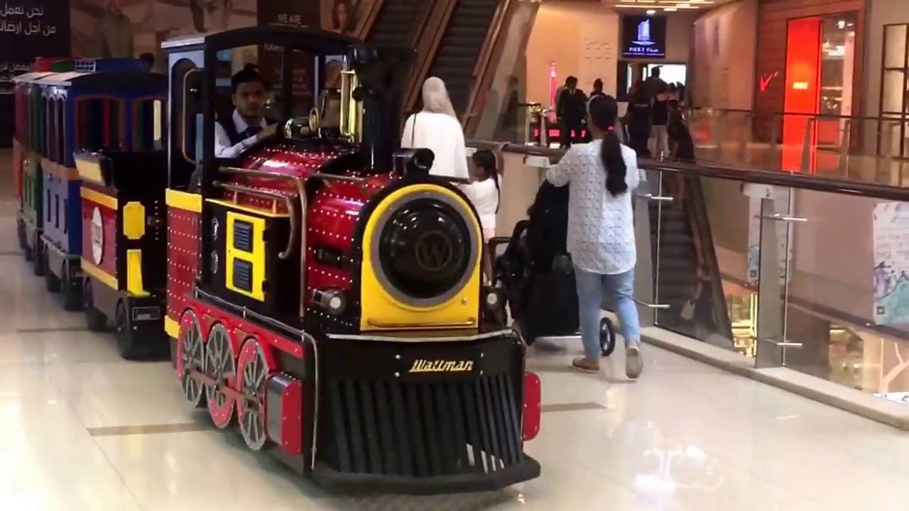 Dubai Mall train YouTube