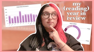 my 2021 reading year in review || stats, spreadsheets, and setting goals [cc]