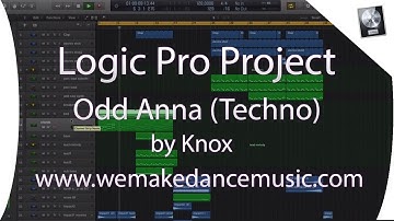 Logic Pro X Template - Techno - ODD Anna by Knox www.wemakedancemusic.com
