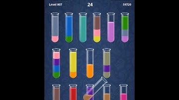 Water Sort : Puzzle game Level 801 - 810 Walkthrough | PuzzleChallenge ✔️