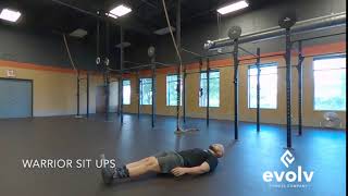 WARRIOR SIT UPS/ TUCK UPS