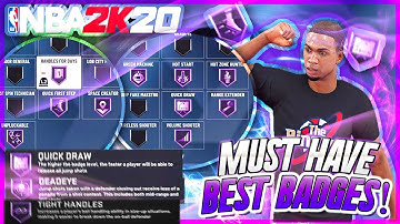 NBA 2K20 MUST HAVE BEST SHOOTING & PLAYMAKING BADGES! INDEPTH EXPLANATION ON EVERY BADGE! NEVER MISS
