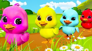 Number Song | Five Little Duckies + More Baby Songs | jugnu kids Nursery Rhymes