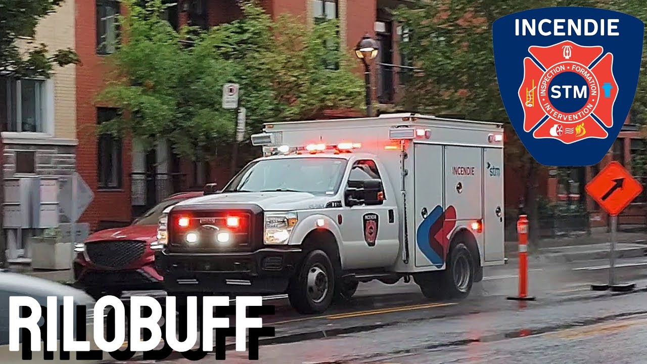 *RARE* Société de transport de Montréal [STM] Fire Prevention unit 596 ...
