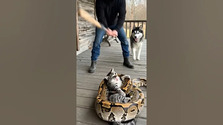 Video 11543691: animation cat american, british cat animals, cat attacks, cat dog animals