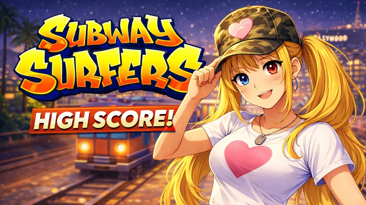 SUBWAY SURFERS HOLLYWOOD CITY | FULL SCREEN GAMEPLAY | AKATSUKI GAMING | SUBWAY SURFERS 