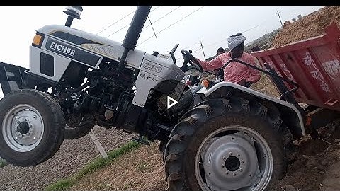 Eicher 333  Full Loaded Trolley #India New tranding Viral video 2023