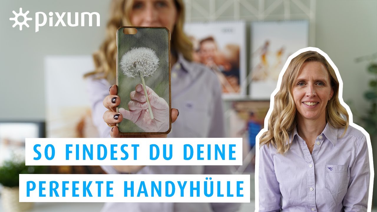 <p>Bei Pixum bieten wir dir fr jedes Handy den perfekten Schutz. Wie du deine persnliche Pixum Handyhlle, ganz einfach und mit nur wenigen Klicks, auf unserer Webseite gestalten kannst, zeigen wir dir in diesem Video.</p>

<strong>Einfach auf das Video im Bild klicken und los geht's.</strong>