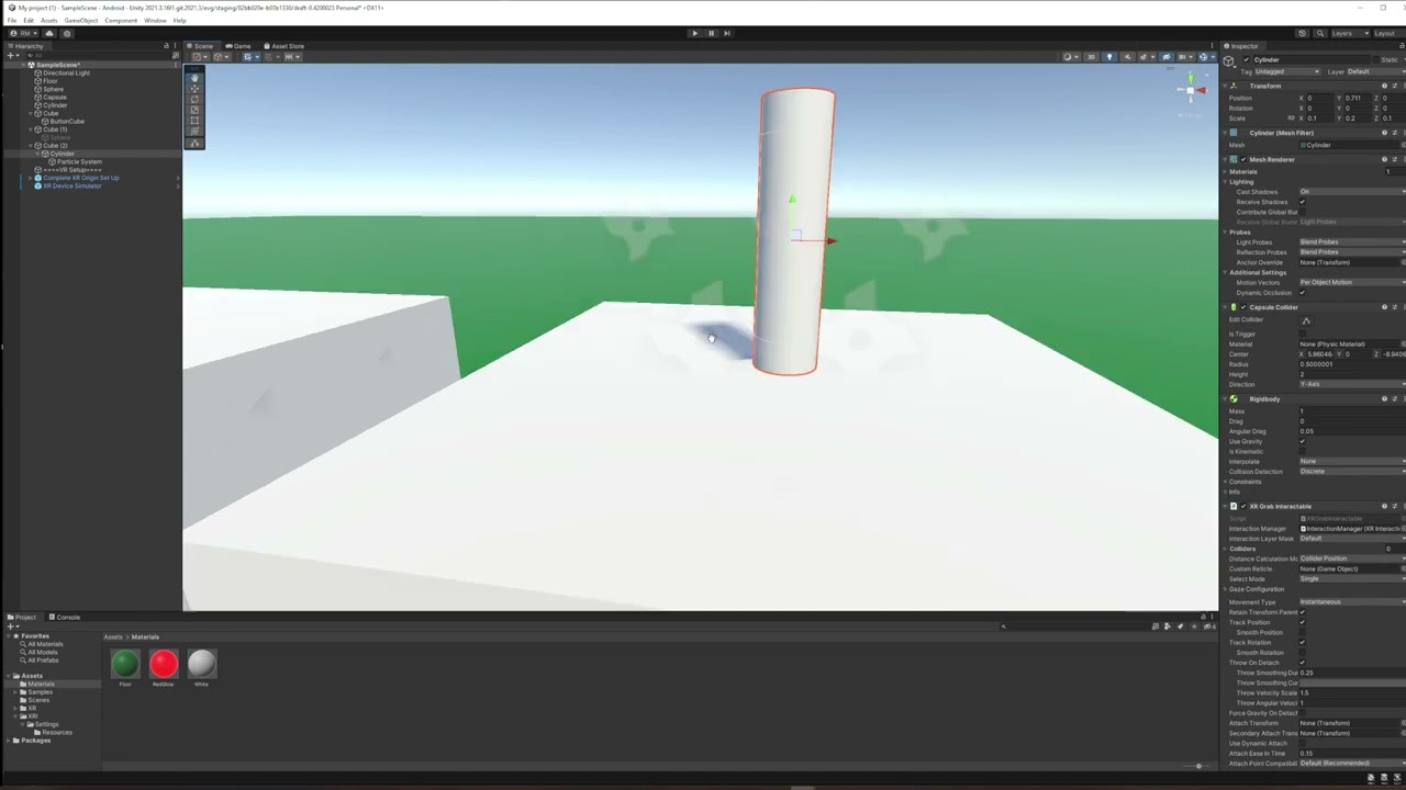 Activating XR Grab Interactables and Using Attach Transforms in Unity XR