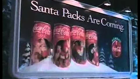Coca-Cola Santa Packs Christmas Ad 1995