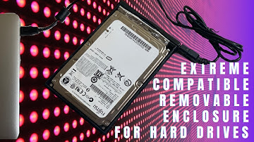 Dismantle Fujitsu Hard Drive | Removable Enclosure | USB 3.1 Very Fast