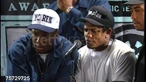 Mc Ren|Eazy-E|Dr Dre 1991 Interview MTV Music Awards Full Footage