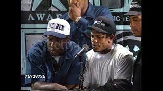Mc Ren|Eazy-E|Dr Dre 1991 Interview MTV Music Awards Full Footage