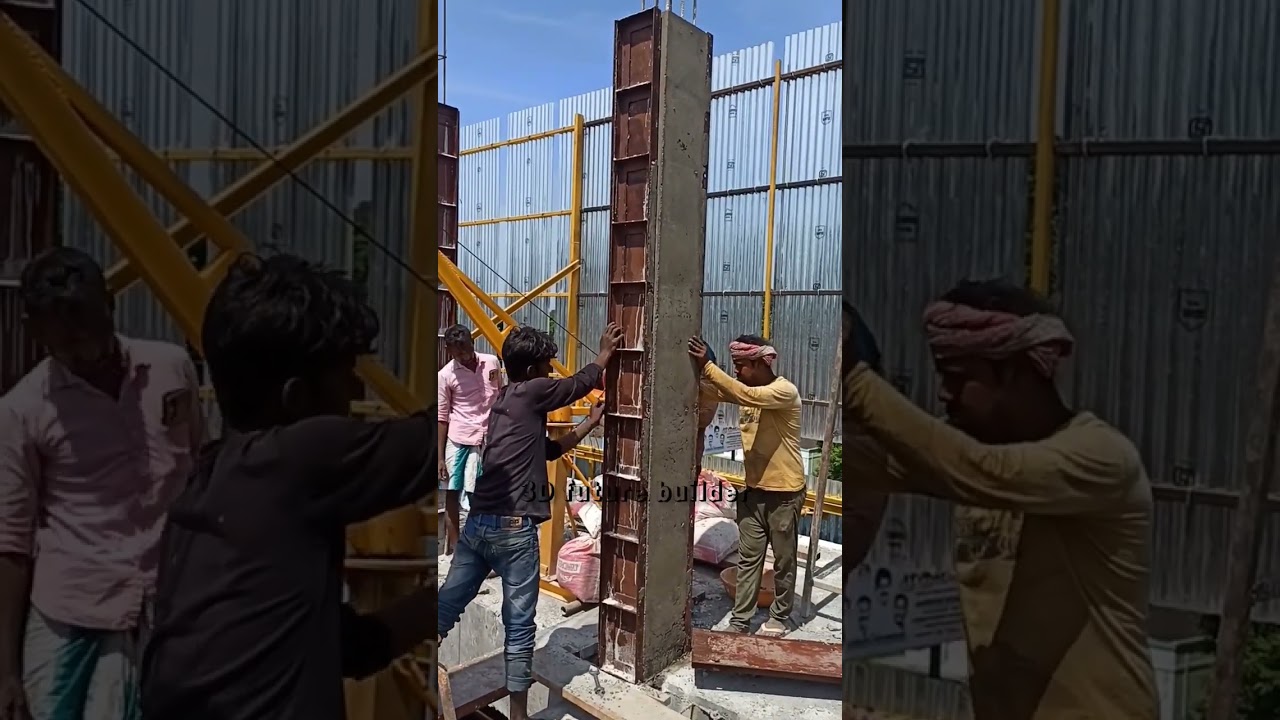 Column Casting for Commercial Building 💯✅ 