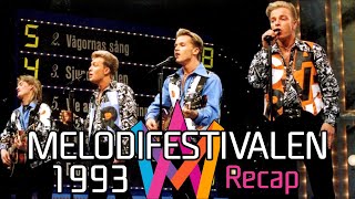 Melodifestivalen 1993 – Recap