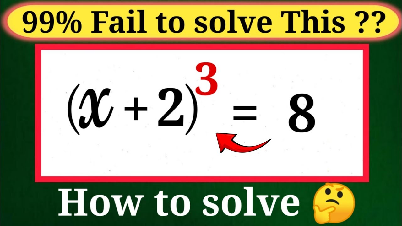 a beautiful Olympiad Exponential algebra problem | How to solve 🤔 - YouTube