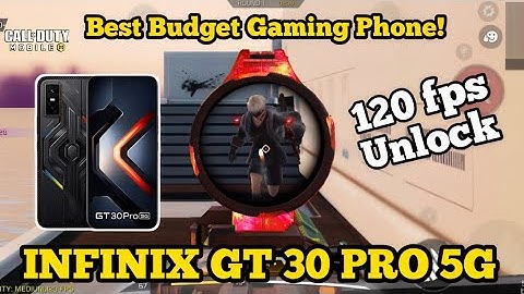 Infinix GT 30 PRO 5G Game Test in MP Ranked Match COD Mobile | 120 fps Unlock | Gyro Test #codm