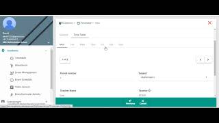 How parent can view the Timetable for their students in NewgenEducationApp? screenshot 3