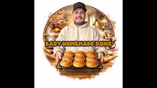 Soft Homemade Burger Buns | Easy Bread Recipe